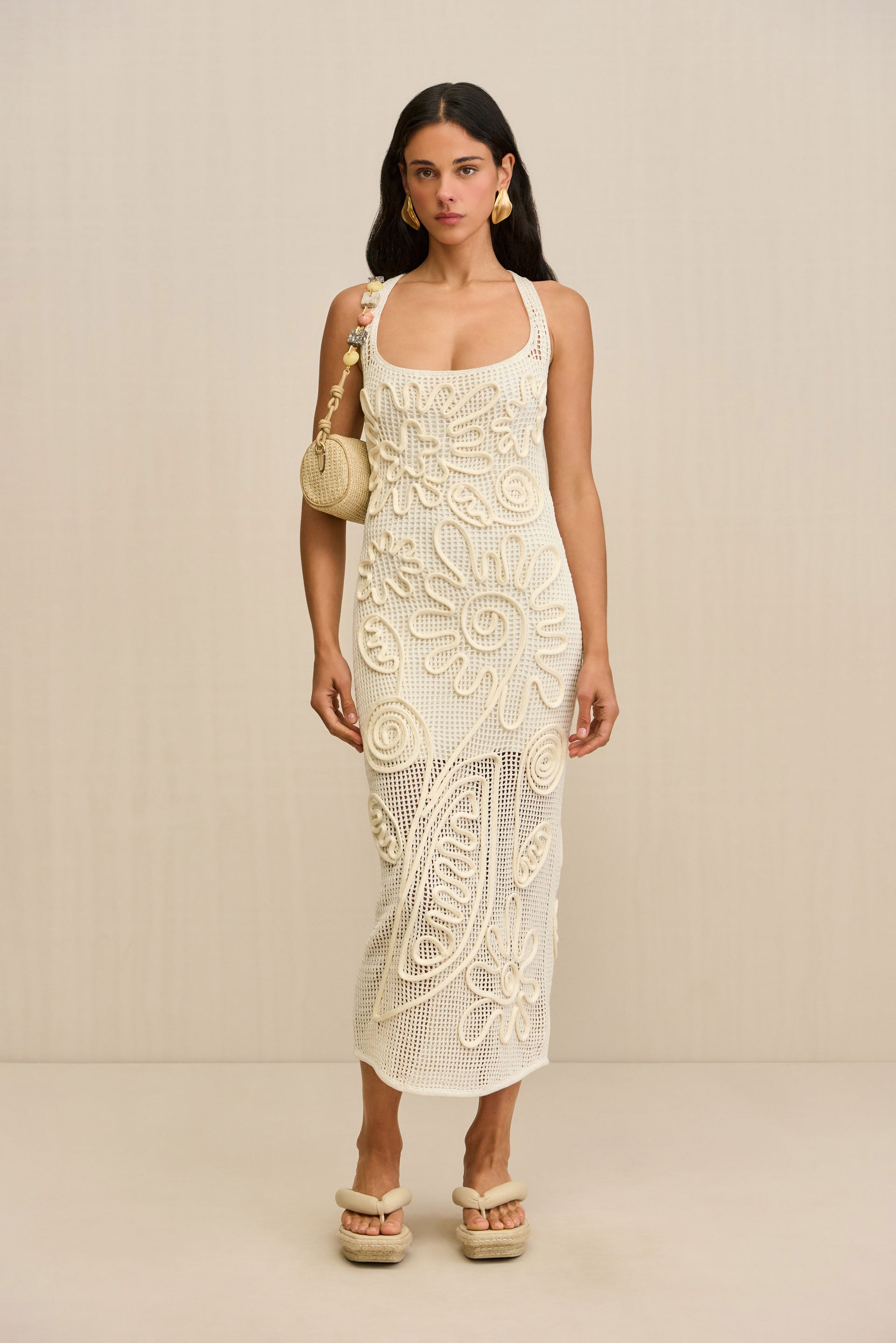 Nissa Knit Dress | Off-White