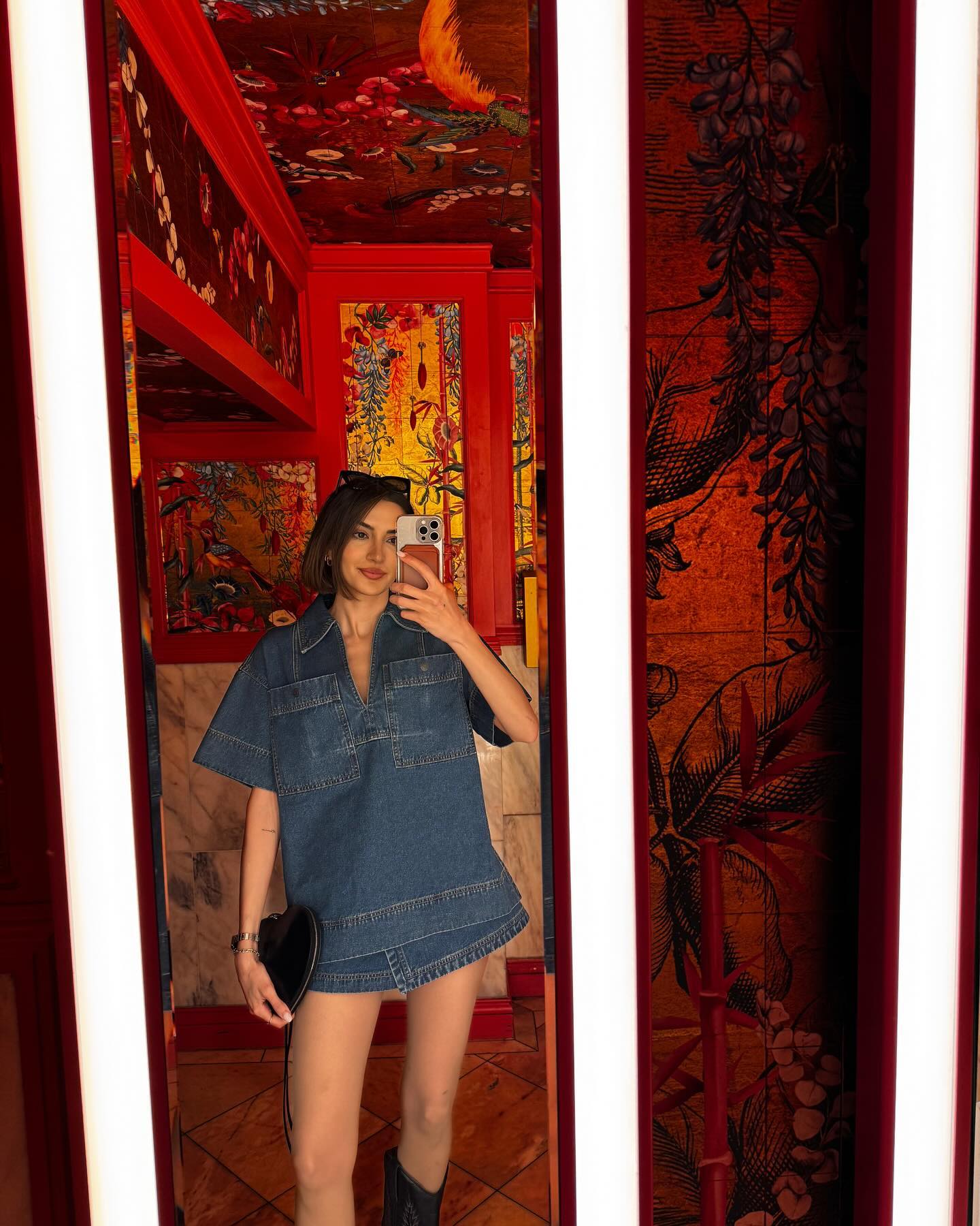 Rita Denim Skort Set - Saudade