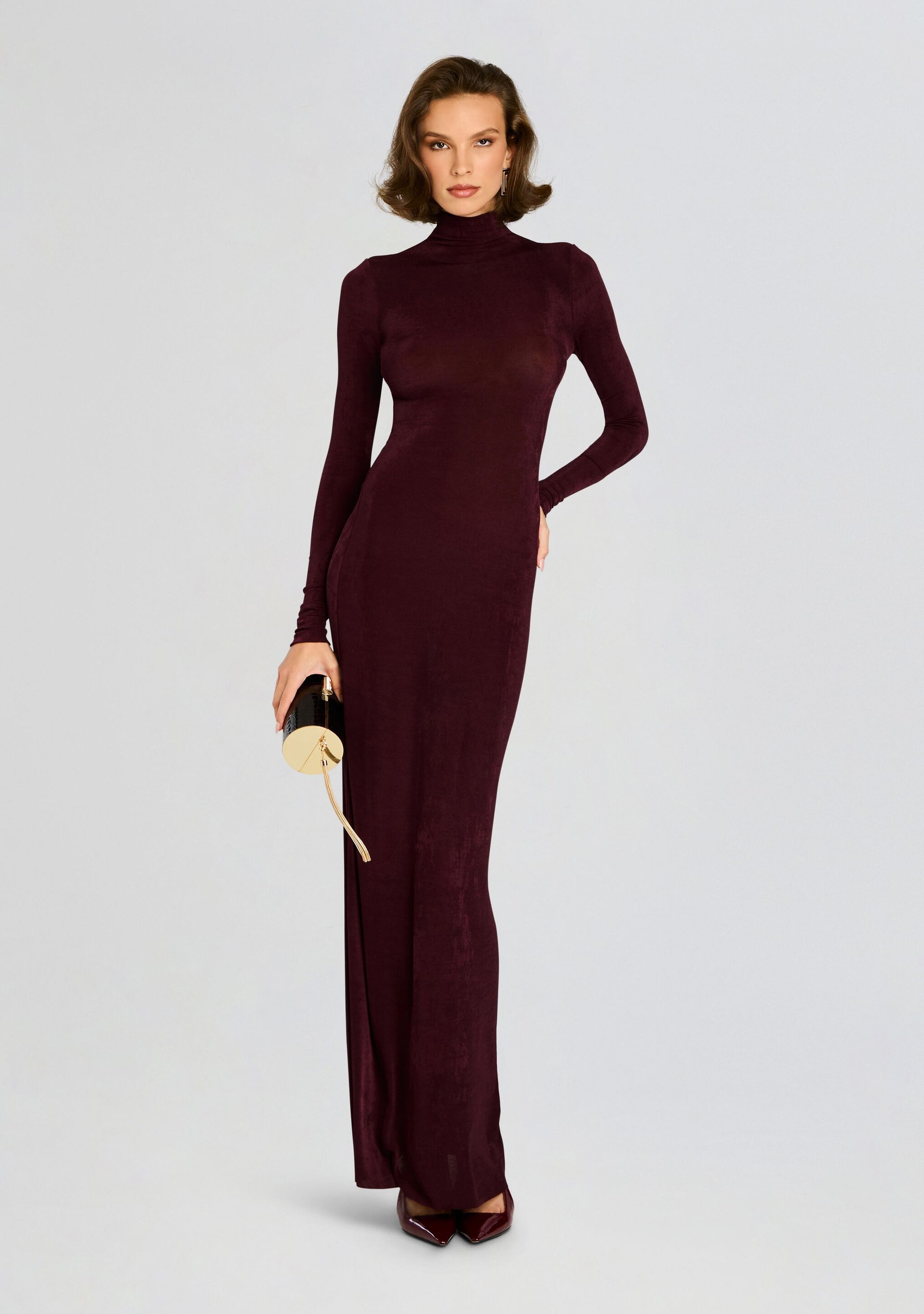 Kim Maxi Dress | Merlot
